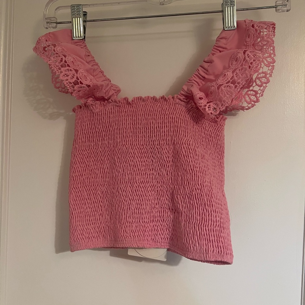 NWT Peixoto Girls’ Adina Skirt Set in Pink Lemonade, size L (14/16)